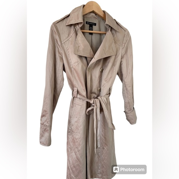 INC -International Concepts Woman-Trench Coat size 1X - Picture 2 of 8